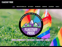 Tablet Screenshot of flagstaffpride.org